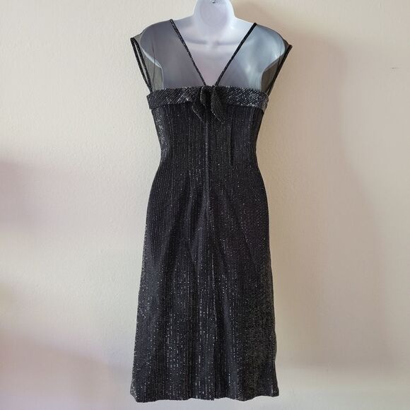 VINTAGE Cocktail Elegant Dress - Picture 4 of 17